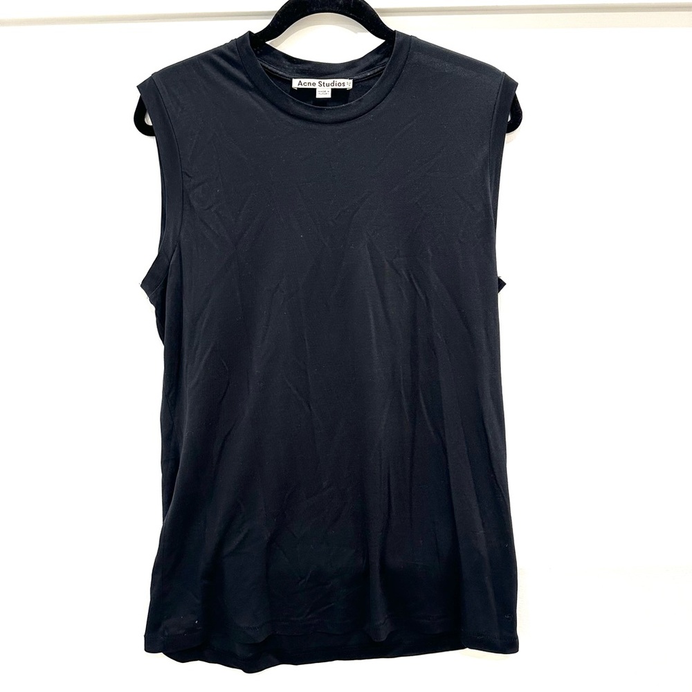 Acne Studios oversized black tank top